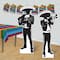 Beistle; Beistle 5.5ft. Black & White Mariachi Silhouette Stand-Ups Set; Category:Party Decorations; Image:3